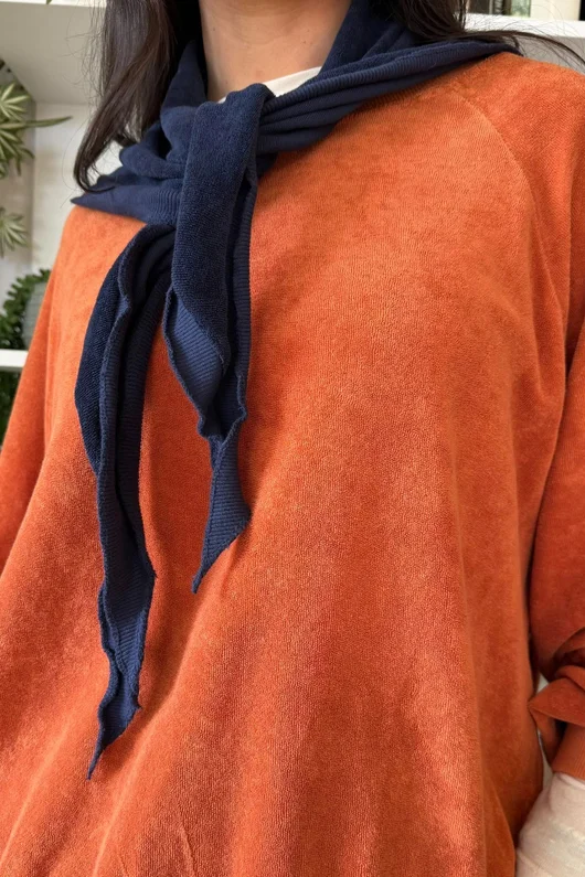 Terry B Neckerchief Navy